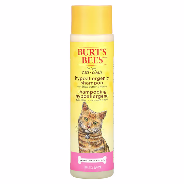 Burt's Bees, Hypoallergenic Shampoo for Cats with Shea Butter & Honey, 10 fl oz (296 ml)