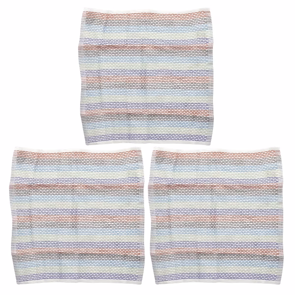 Full Circle, Tidy Dish Cloths, Multicolored, 3 Cloths - Image 3