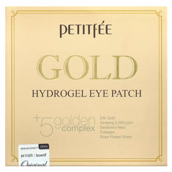 Petitfee, Gold Hydrogel Eye Patch, 60 Patches - Image 2