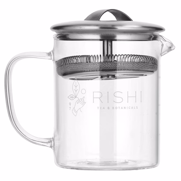 Rishi Tea, Simple Brew, Borosilicate Glass Teapot, 13.5 fl oz (400 ml) - Image 3