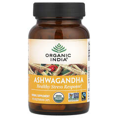 Organic India, Ashwagandha, 800 mg, 90 Vegetarian Caps (400 mg per Capsule) - Image 3